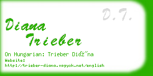 diana trieber business card